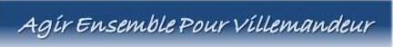 Logo agir ensemble pour villemandeur